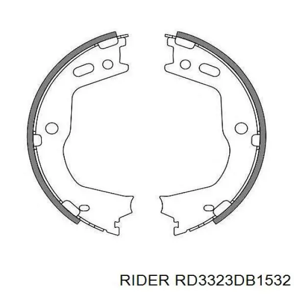 Колодки Rider RD3323DB1532 цена, от 17.00 USD