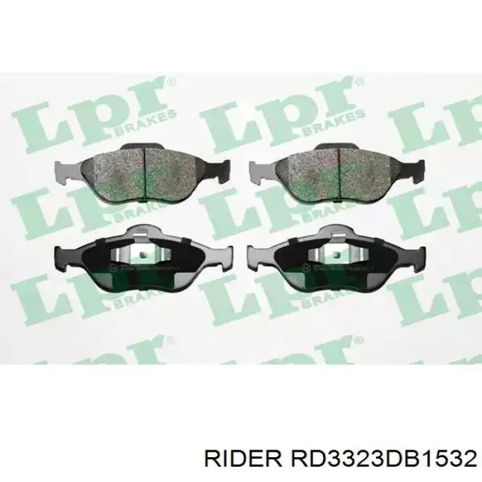 RD3323DB1532 Rider Колодки передние