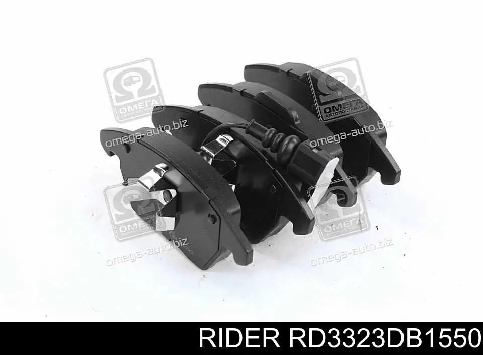 Колодки тормозные передние дисковые Rider RD3323DB1550