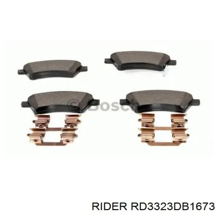Передние тормозные колодки RD3323DB1673 Rider