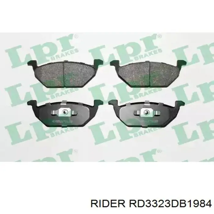 Купить RD3323DB1984 Rider Колодки тормозные