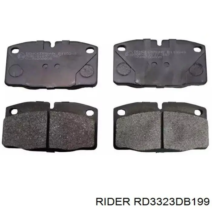 Колодки Rider RD3323DB199 цена, от 8.48 USD