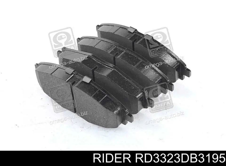 Колодки тормозные передние дисковые Rider RD3323DB3195