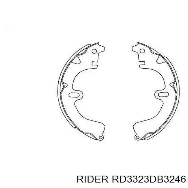 RD3323DB3246 Rider Колодки передние