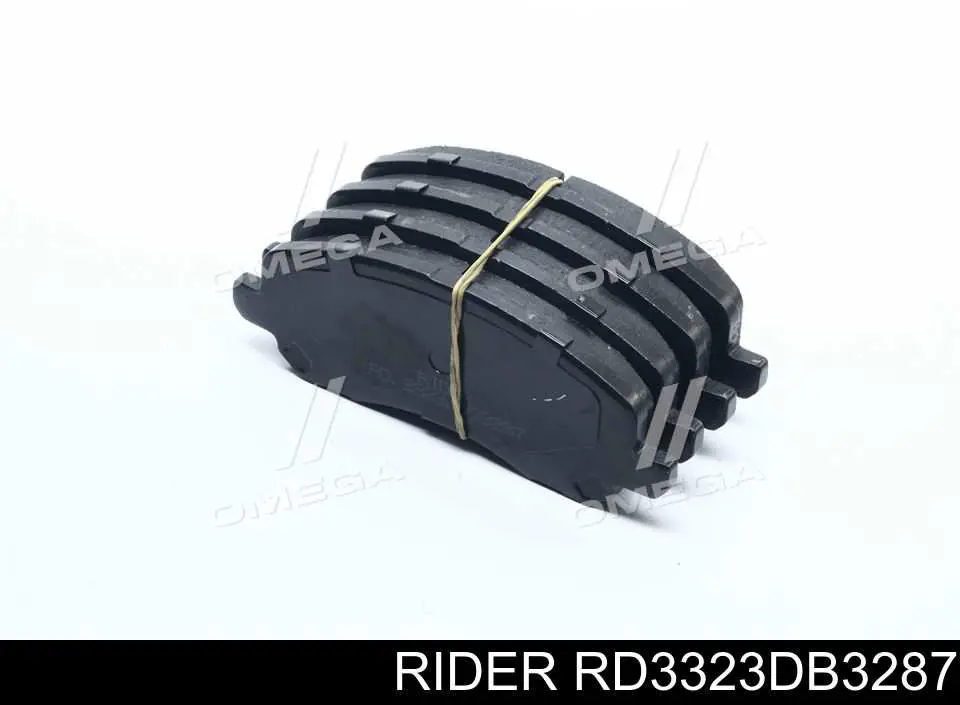 Колодки тормозные передние дисковые Rider RD3323DB3287