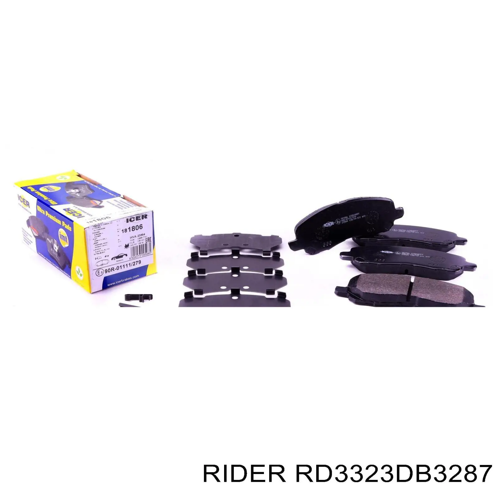 Передние тормозные колодки RD3323DB3287 Rider