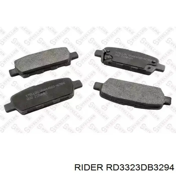 Задние тормозные колодки RD3323DB3294 Rider