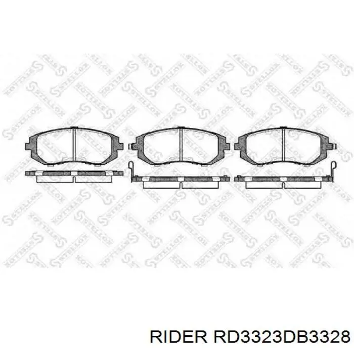 Колодки Rider RD3323DB3328 цена, от 19.73 USD