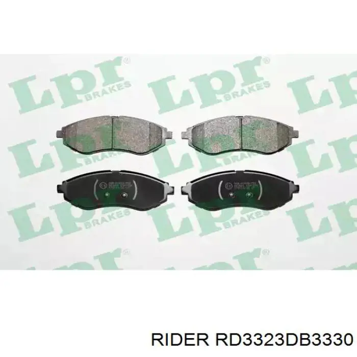 Передние тормозные колодки RD3323DB3330 Rider