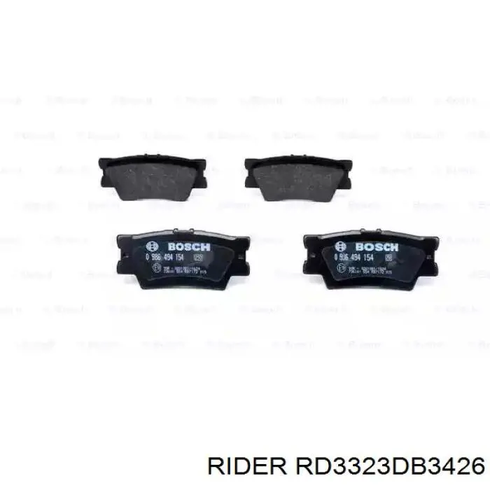 Колодки дисковые  Rider RD3323DB3426 цена, от 17.70 USD