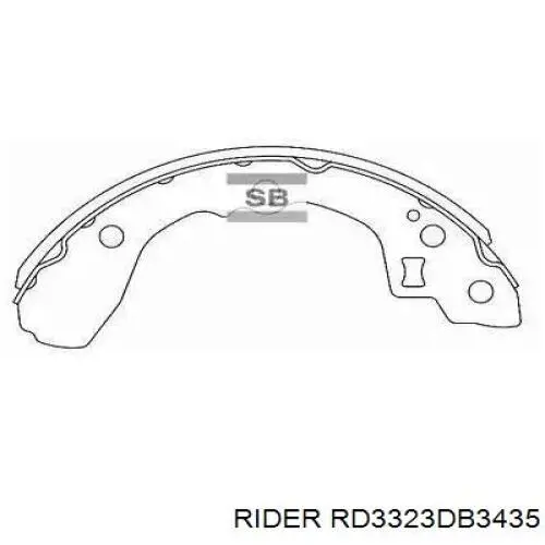 Колодки Rider RD3323DB3435 цена, от 17.74 USD