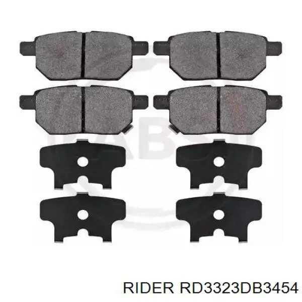 Задние тормозные колодки RD3323DB3454 Rider