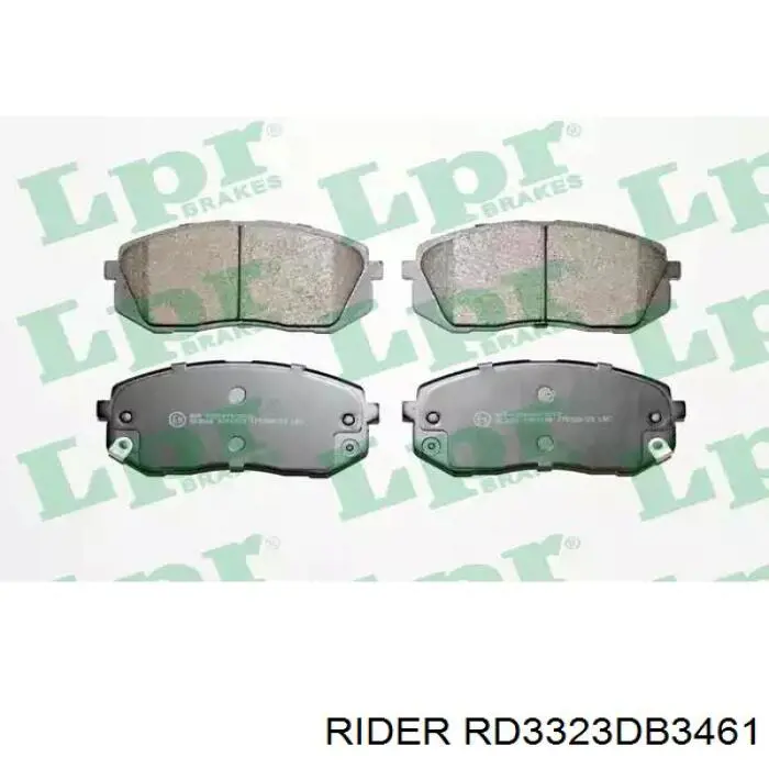 Купить RD3323DB3461 Rider Колодки тормозные