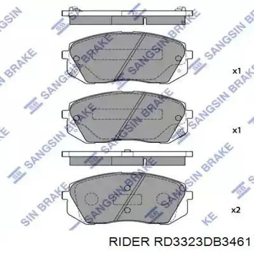 Тормозные колодки Rider RD3323DB3461