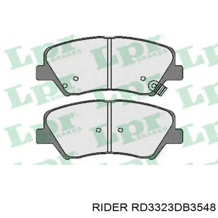 Купить RD3323DB3548 Rider Колодки тормозные