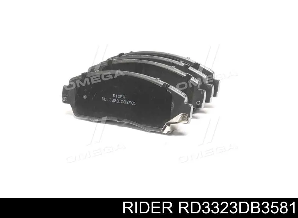 Передние тормозные колодки RD3323DB3581 Rider