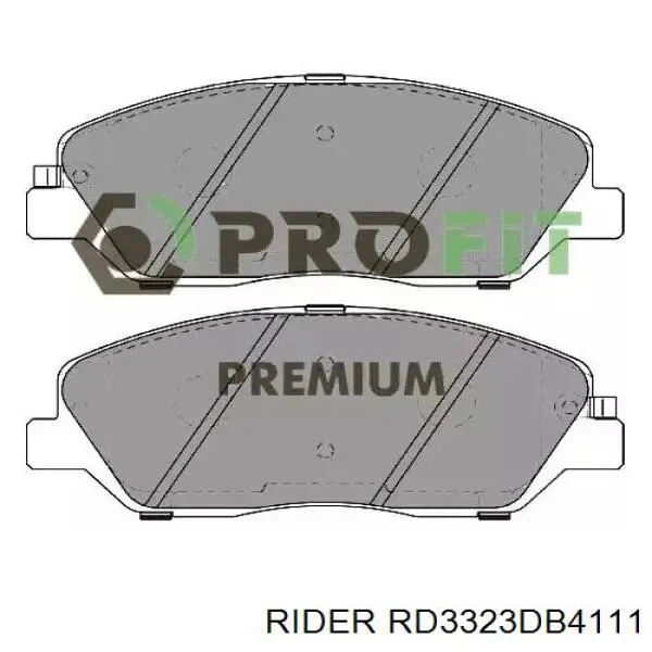 RD3323DB4111 Rider Колодки передние