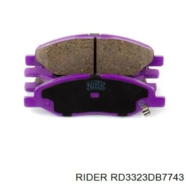 Передние тормозные колодки RD3323DB7743 Rider