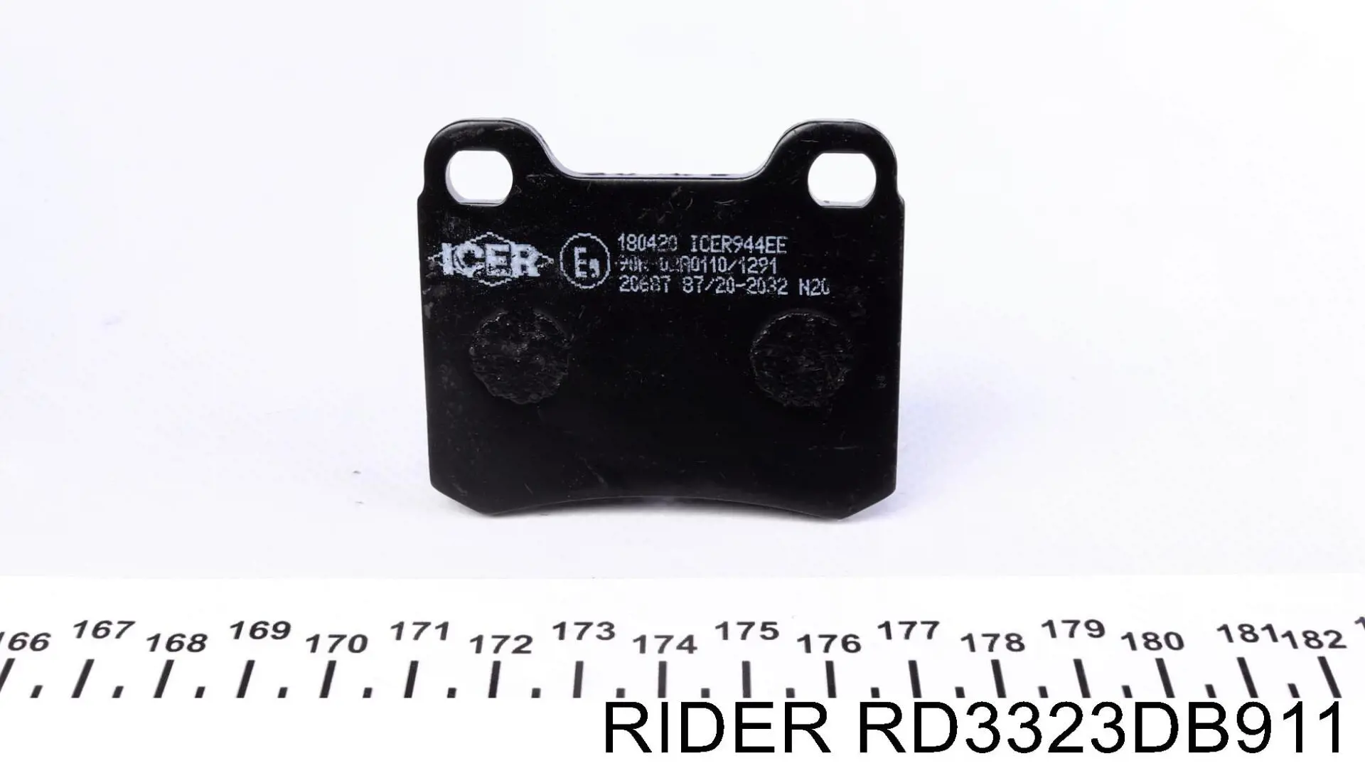 RD3323DB911 Rider Колодки тормозные дисковые комплект