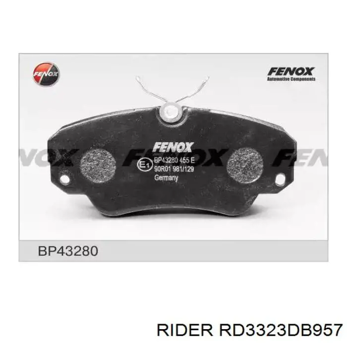 RD3323DB957 Rider Колодки передние