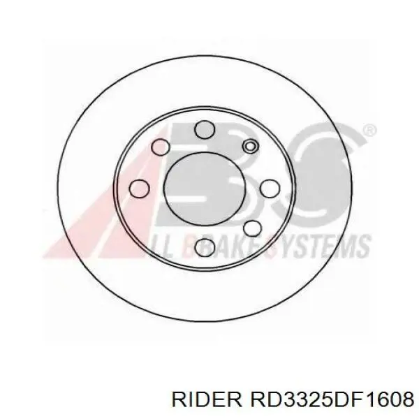 Тормоз дисковый передний Rider RD3325DF1608 цена, от 17.62 USD