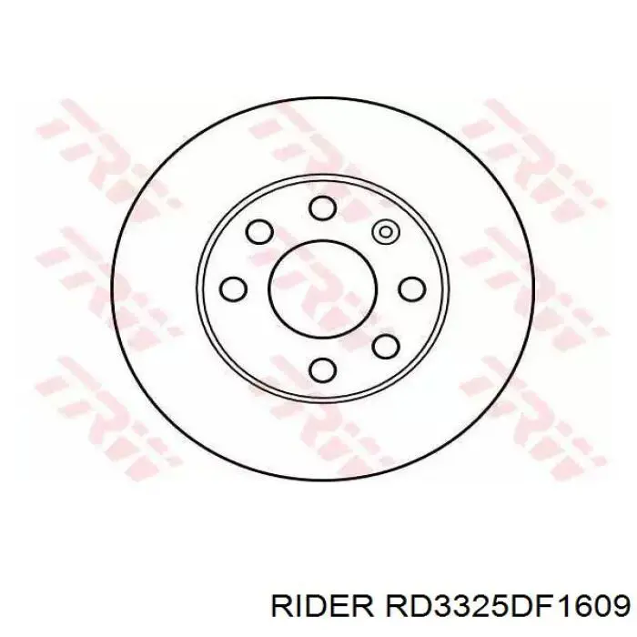 Тормоз дисковый передний Rider RD3325DF1609 цена, от 16.80 USD