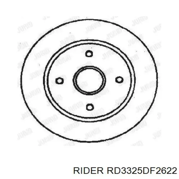 Купить RD3325DF2622 Rider Ротор тормозной