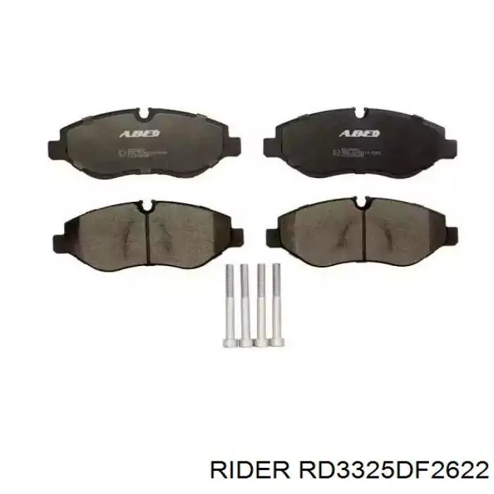 RD3325DF2622 Rider Диск тормозной передний