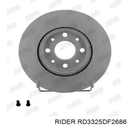 RD3325DF2686 Rider Диск тормозной передний