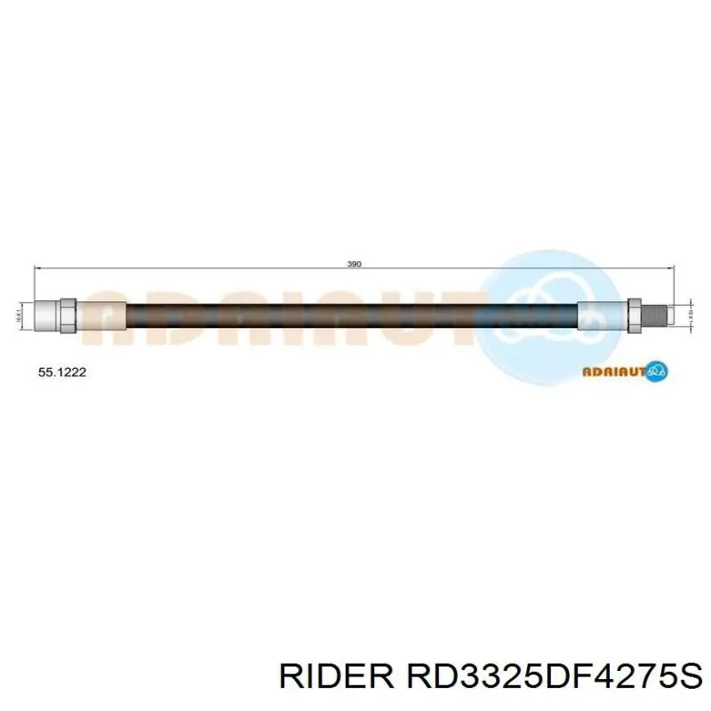 Купить RD3325DF4275S Rider Ротор тормозной