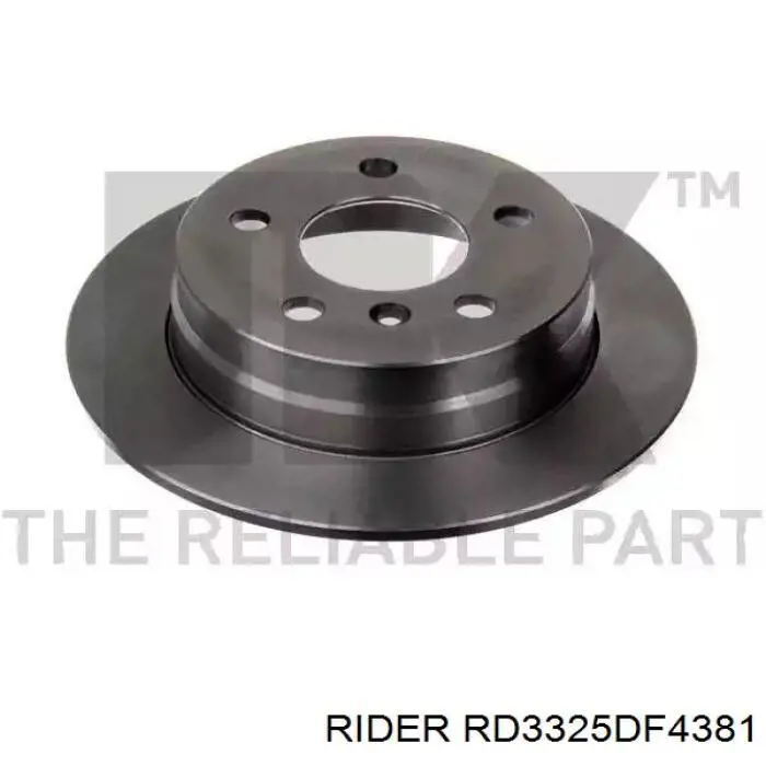 RD3325DF4381 Rider Диск тормозной передний