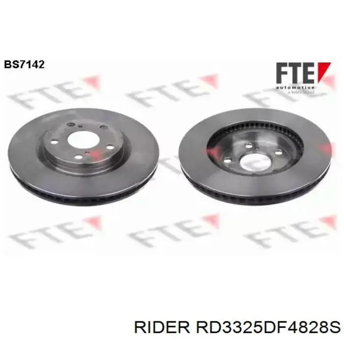 Купить RD3325DF4828S Rider Ротор тормозной