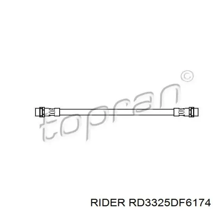 Compre RD3325DF6174 Rider Disco do freio dianteiro