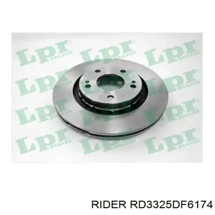 RD3325DF6174 Rider Disco do freio dianteiro
