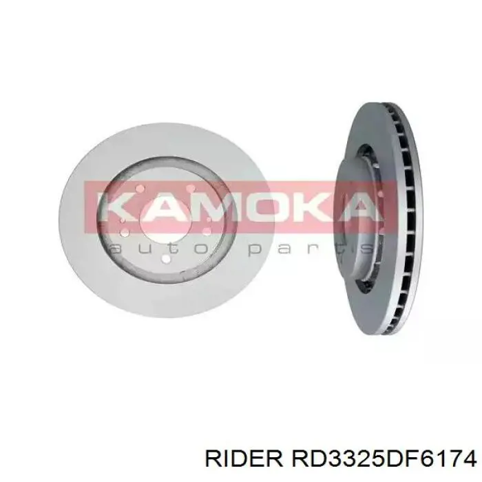 Disco do freio dianteiro RD3325DF6174 Rider