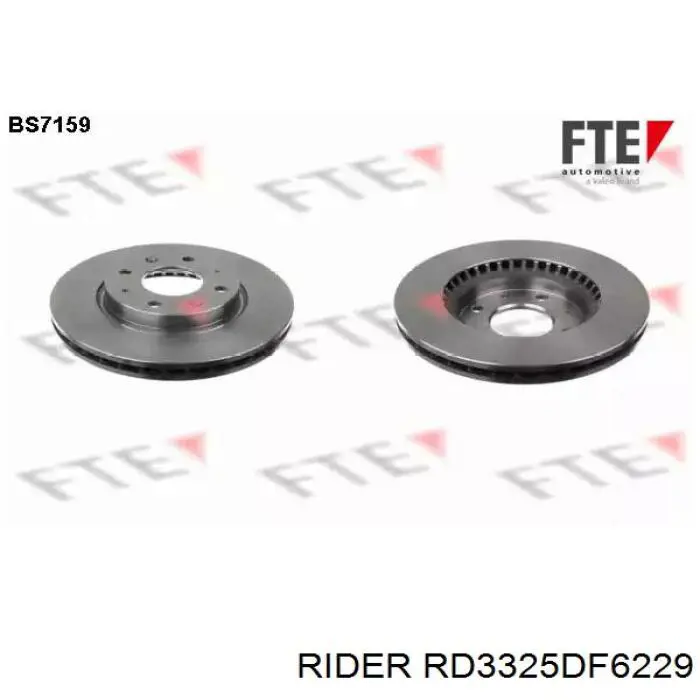 Купить RD3325DF6229 Rider Ротор тормозной