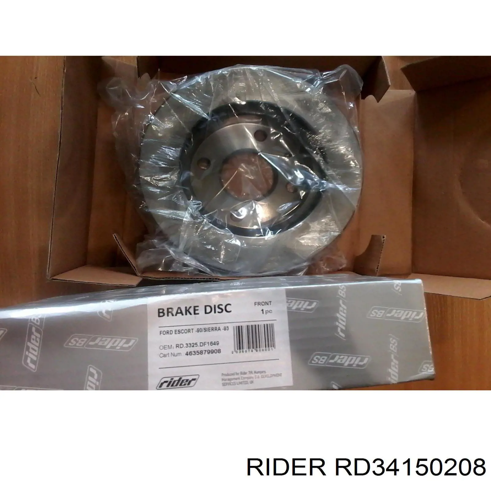 Cubo de rueda delantero RD34150208 Rider