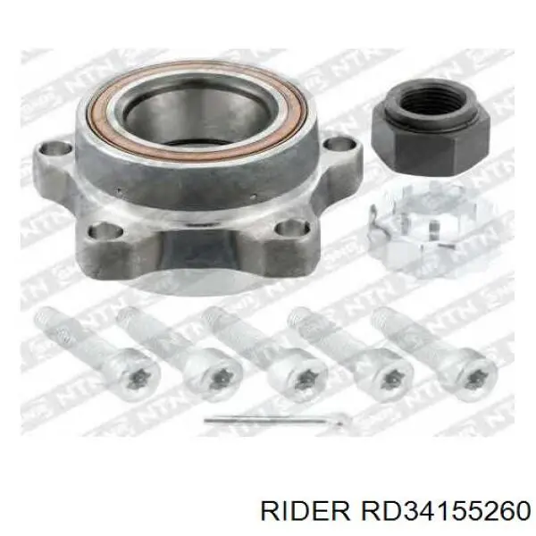 Комплект подшипника ступицы колеса Rider RD34155260 цена, от 24.62 USD