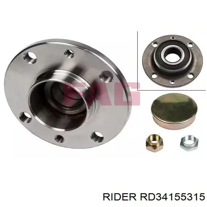 RD34155315 Rider Подшипник ступицы передней