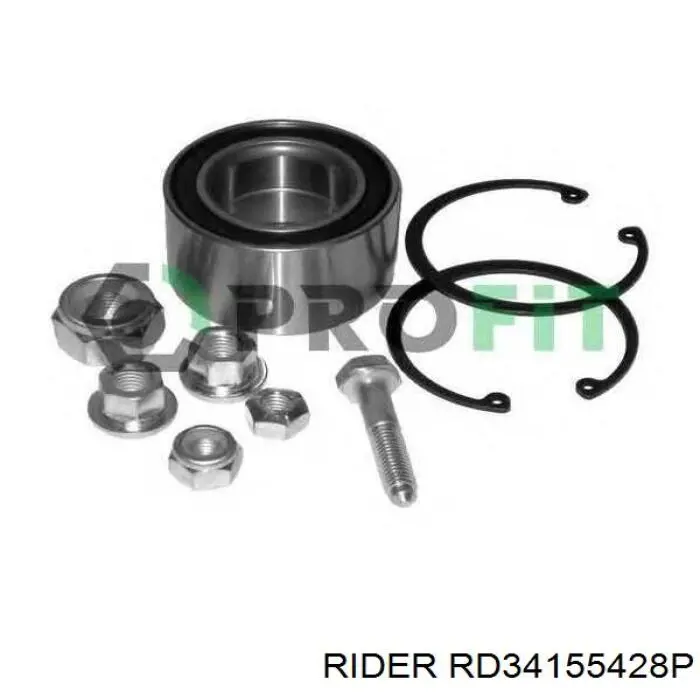 Комплект подшипника ступицы колеса Rider RD34155428P цена, от 11.55 USD