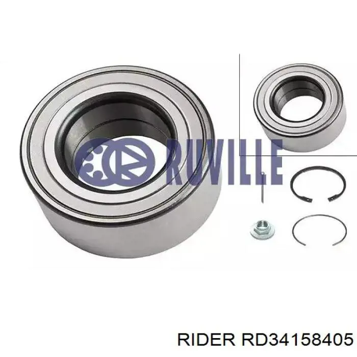 Комплект подшипника ступицы колеса Rider RD34158405 цена, от 12.79 USD