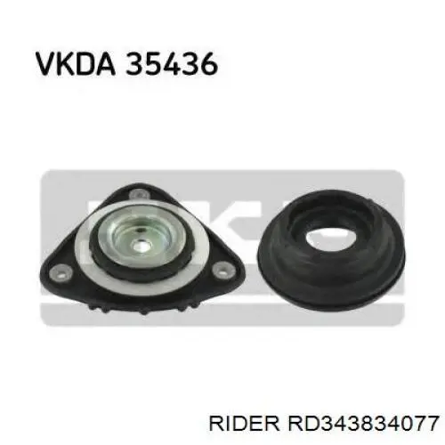 Подшипник опорный амортизатора, переднего Rider RD343834077 цена, от 7.51 USD