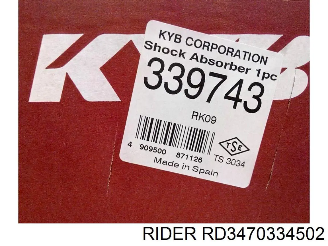 Купить RD3470334502 Rider Амортизатор подвески передний правый