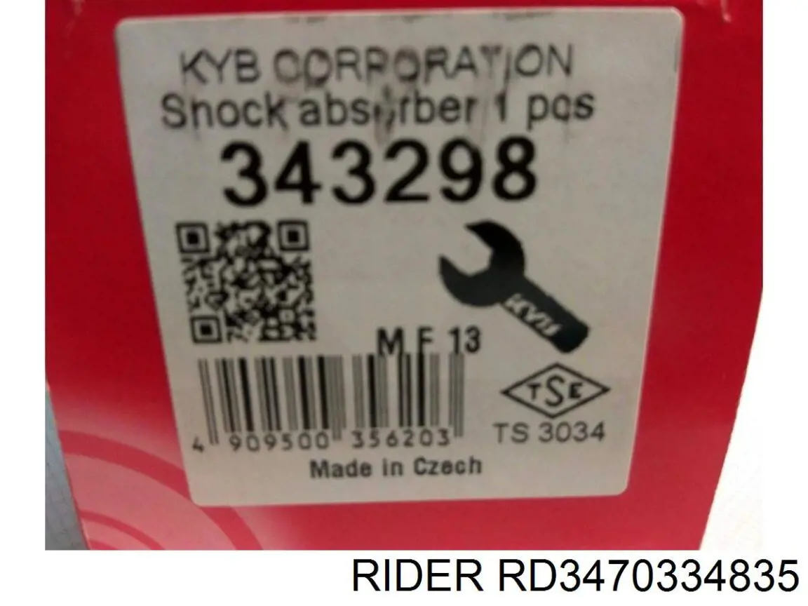 Стойка амортизатора передняя Rider RD3470334835 цена, от 33.55 USD