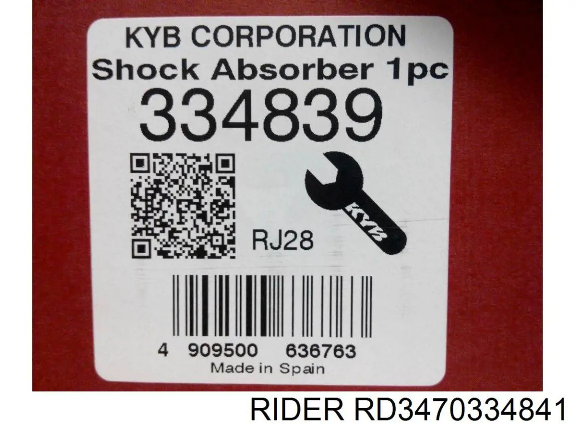 Амортизатор передний левый RD3470334841 Rider