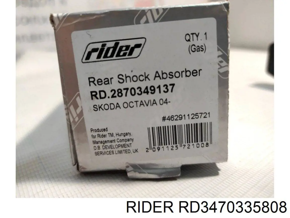 Амортизаторы передние Rider RD3470335808