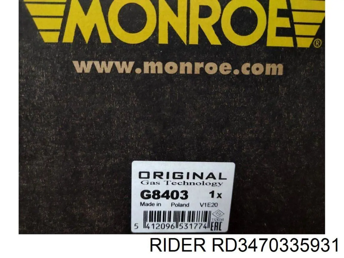 RD3470335931 Rider Стойка передняя