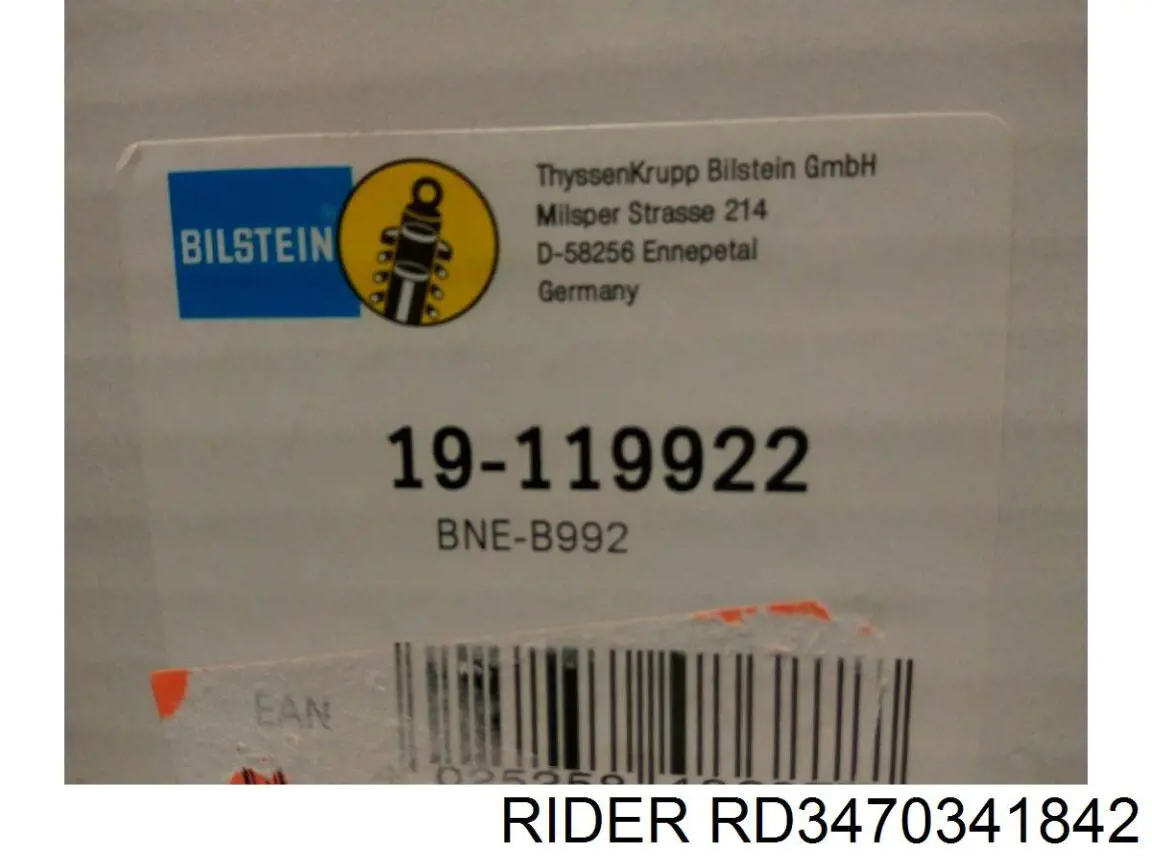 Амортизаторы передние Rider RD3470341842