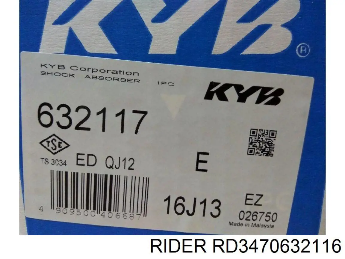 Купить RD3470632116 Rider Амортизатор подвески передний правый