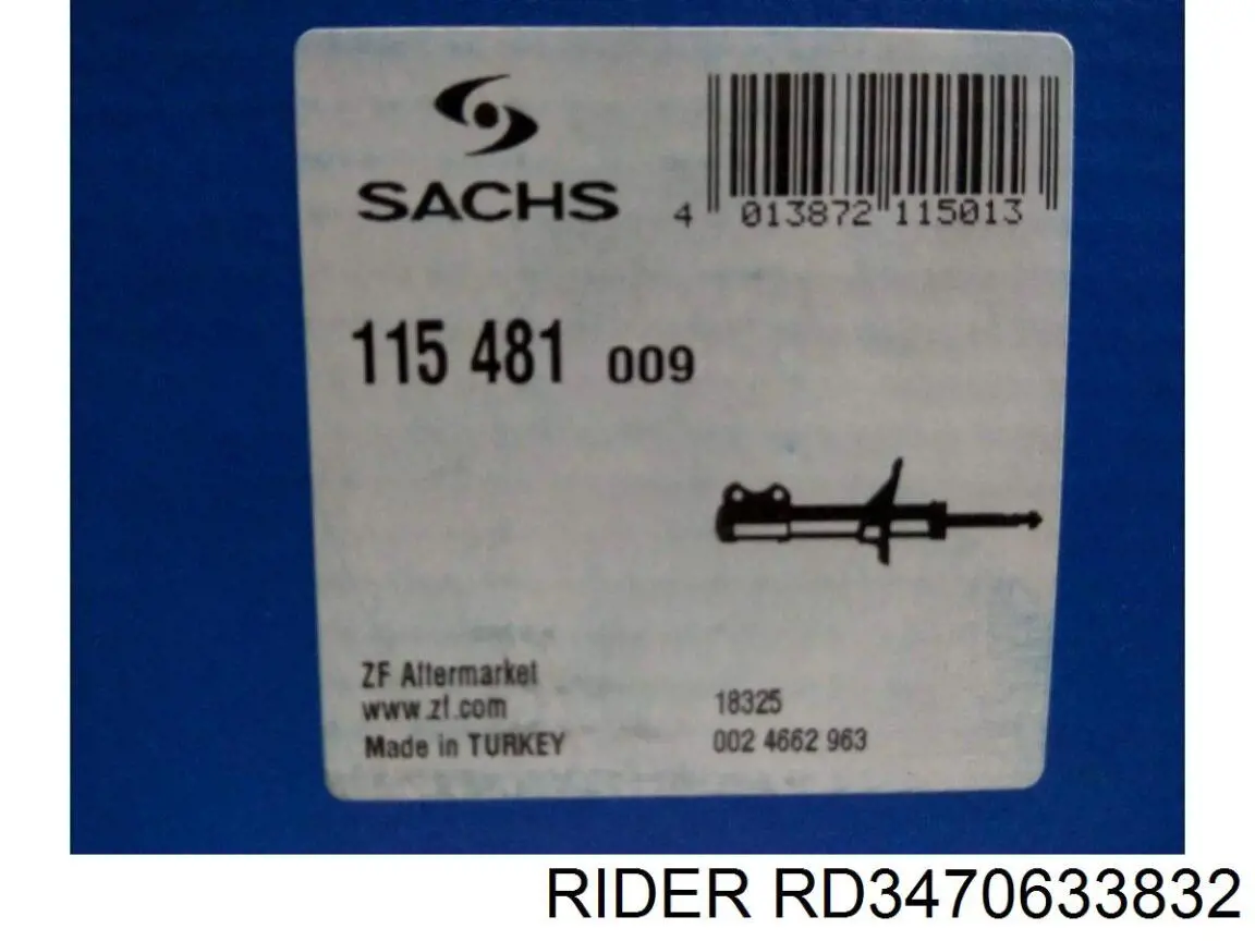 Купить RD3470633832 Rider Амортизатор передней подвески